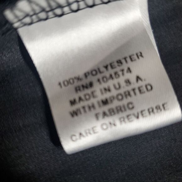 The Vanity Room Black High Low Maxi Nightgown rushed Neckline Size MP - Picture 7 of 7